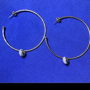 Juicy Couture hoop earrings
